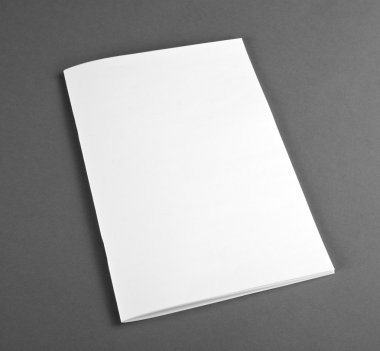 Boş katalog, broşür, dergiler, sahte kitap