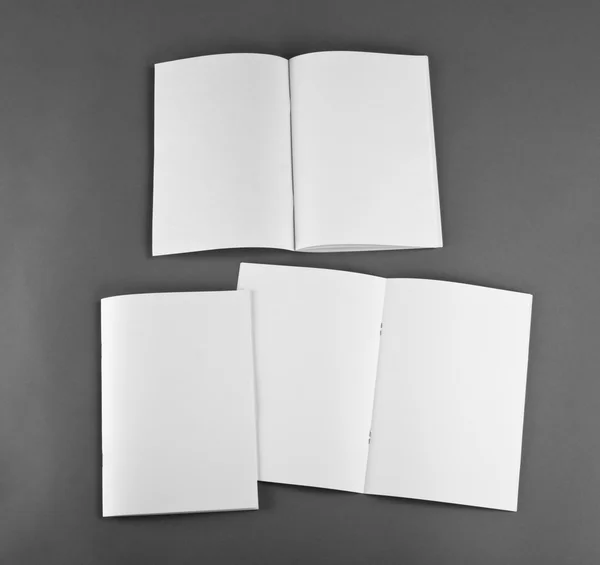 Boş katalog, broşür, dergiler, sahte kitap