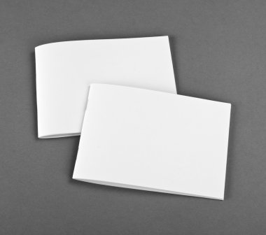 Boş kapalı dergi, katalog, broşür, dergi, kitap gra