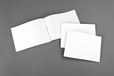 Boş katalog, broşür, dergiler, sahte kitap.