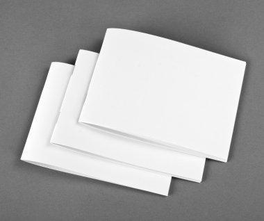 Boş kapalı dergi, katalog, broşür, dergi, kitap