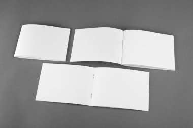 Boş katalog, broşür, dergiler, sahte kitap