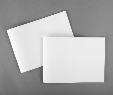 Boş katalog, broşür, dergiler, sahte kitap