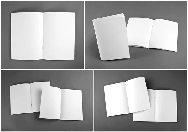 Set of blank magazine, catalog, brochure, magazines, book — Stock Photo, Image