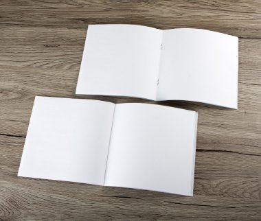 Boş katalog, broşür, dergiler, sahte kitap.