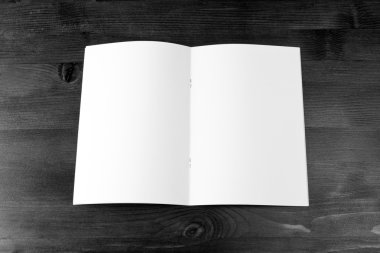 Boş katalog, broşür, kitap sahte