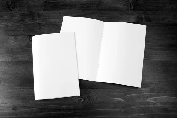 Catalogo in bianco, brochure, libro mock up — Foto Stock