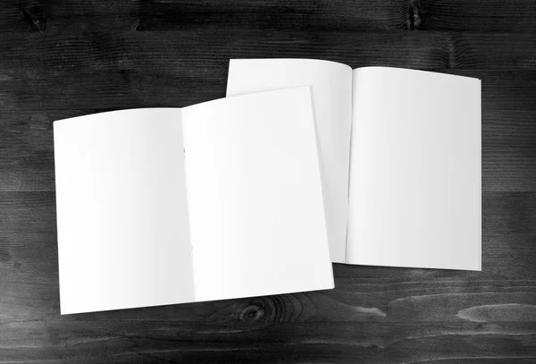 Catalogo in bianco, brochure, libro mock up — Foto Stock