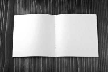 Boş katalog, broşür, kitap sahte