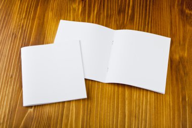 Boş katalog, broşür, kitap sahte