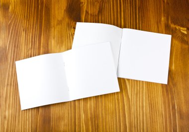 Boş katalog, broşür, kitap sahte