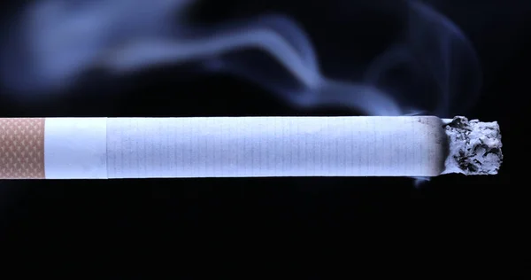 Humectante Cigarrillo Sobre Fondo Negro Día Mundial Sin Tabaco —  Fotos de Stock