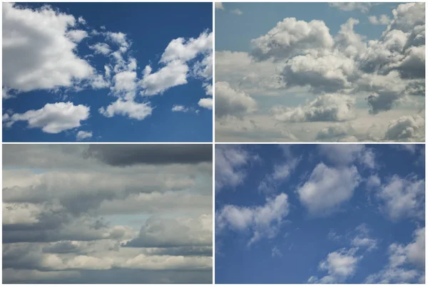 Belle Nuvole Con Sfondo Cielo Natura Tempo Cielo Nuvoloso — Foto Stock