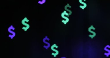 Bokeh ışıkları. Soyut mali geçmiş
