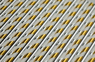 Arkaplan olarak festival ambalaj kağıdı ruloları