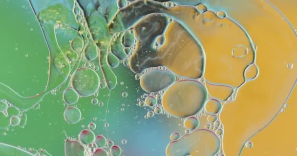 水底泡沫油 — 图库视频影像