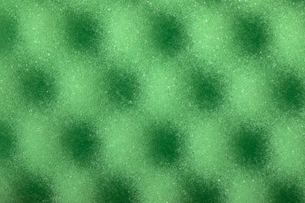 Vergrote Spons Vezels Groene Spons Textuur Sluiten — Stockfoto
