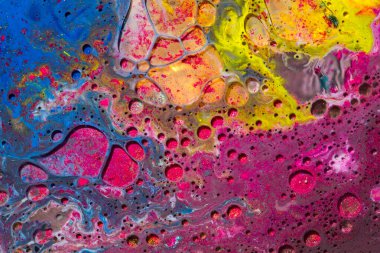 Güzel akrilik renkli soyut arkaplan. Renkli mermer karışık mürekkep soyutlaması