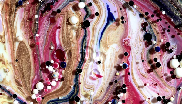 Mooie Acryl Kleur Abstracte Achtergrond Gekleurde Marmer Gemengde Inkt Abstractie — Stockfoto