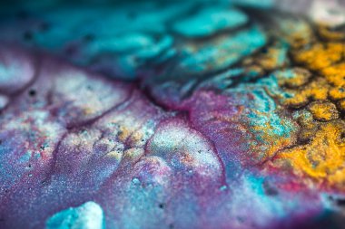 Güzel akrilik renkli soyut arkaplan. Renkli mermer karışık mürekkep soyutlaması