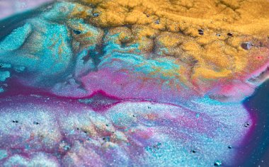 Güzel akrilik renkli soyut arkaplan. Renkli mermer karışık mürekkep soyutlaması