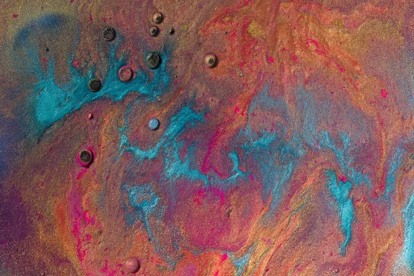 Piękny Akrylowy Kolor Abstrakcyjne Tło Kolorowe Marmuru Mieszane Abstrakcji Atramentu — Zdjęcie stockowe