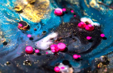 Güzel akrilik renkli soyut arkaplan. Renkli mermer karışık mürekkep soyutlaması