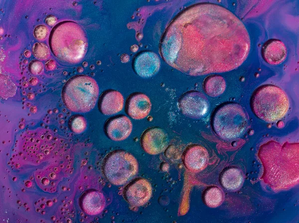 Vacker Akryl Färg Abstrakt Bakgrund Färgad Marmor Blandad Bläck Abstraktion — Stockfoto