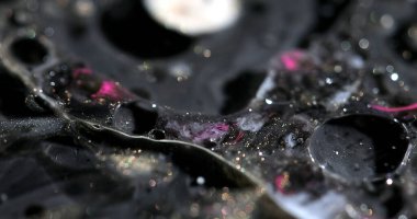 Güzel akrilik renkli soyut arkaplan. Renkli mermer karışık mürekkep soyutlaması.