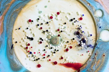 Güzel akrilik renkli soyut arkaplan. Renkli mermer karışık mürekkep soyutlaması.