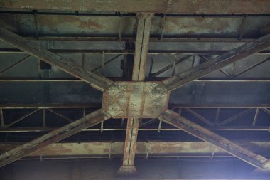 Büyük üretim tesislerinin tavan yapıları.