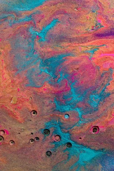 Όμορφο Ακρυλικό Χρώμα Αφηρημένο Φόντο Χρωματισμένο Μάρμαρο Μικτή Αφαίρεση Μελάνης — Φωτογραφία Αρχείου