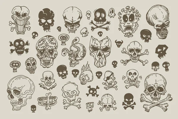 Çapraz kemikli korsan kafatası amblemi.