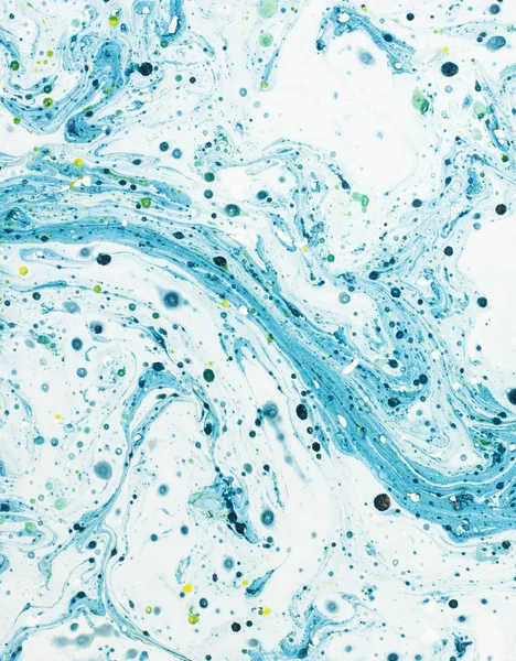 Abstract blue swirl achtergrond gemaakt van een blikje van verf. — Stockfoto
