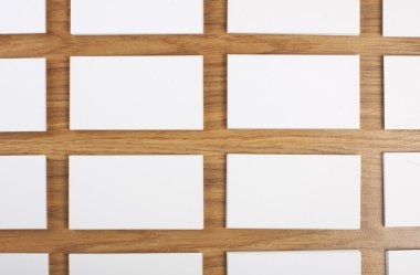 ahşap arka plan boş kartvizit