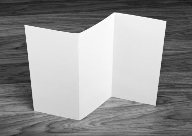 boş katlama sayfa kitapçık