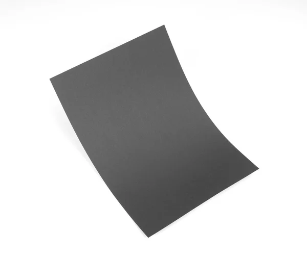 Blank flyer poster on white to replace your design. — Stock Photo, Image