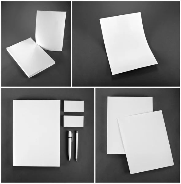 Schreibwaren-Bühnenbild. Briefpapier-Vorlage. Corporate Identity. — Stockfoto