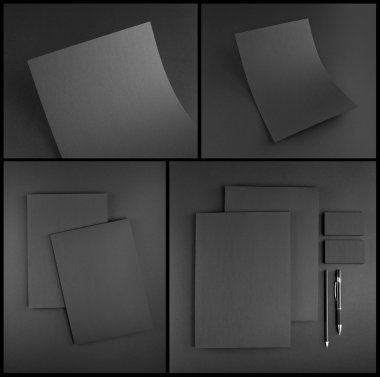 İleti örneği tasarım ayarlayın. İleti örneği şablonu. Kurumsal kimlik.