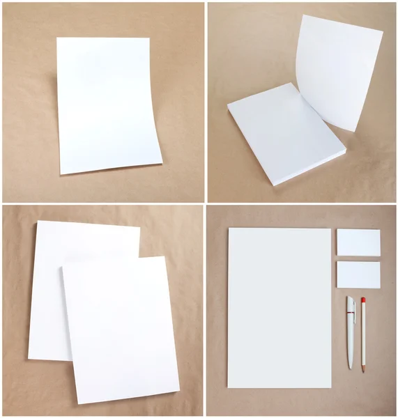 Diseño de juego de papelería. Plantilla de papelería. Identidad corporativa . — Foto de Stock