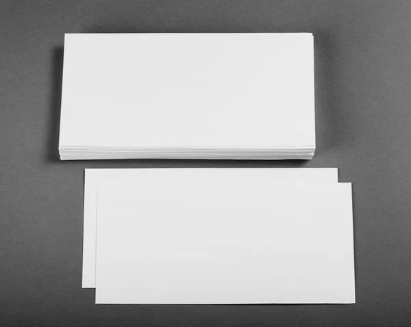 Cartel de folleto en blanco sobre fondo gris para reemplazar su diseño . — Foto de Stock