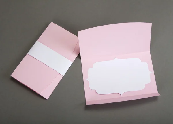 Set de diseño romántico. Para ser utilizado para postales, invitaciones, tarjetas, sobres de diseño . —  Fotos de Stock