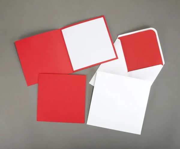 Conjunto de design romântico. Para ser usado para cartões postais, convites, cartões, envelopes de design . — Fotografia de Stock