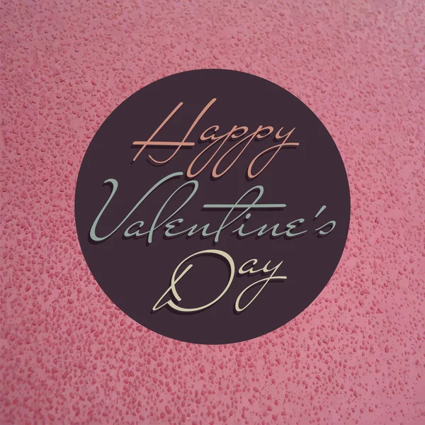 Happy Valentinstag Vintage Card, Vektorhintergrund. Valentin ' — Stockvektor