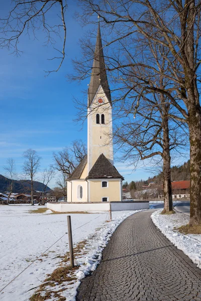 Poutní kostel sankt leonhard, Horní Bavorsko — Stock fotografie