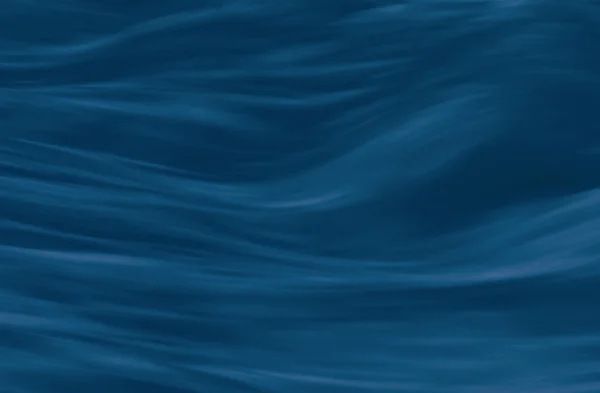 Água corrente, ondas suaves fundo azul escuro — Fotografia de Stock
