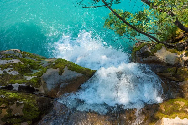 Giessbach Waterfall Lake Brienzersee Tourist Destination Switzerland — Stock Photo, Image