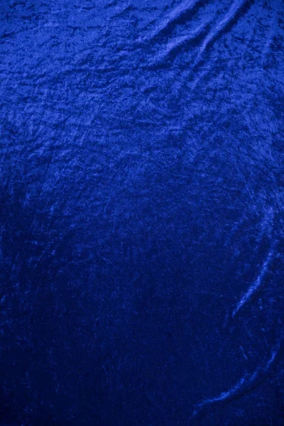 Weefsel Textuur Blauw Fluweel Verticaal Formaat — Stockfoto