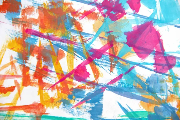 Pintura colorida abstrata — Fotografia de Stock