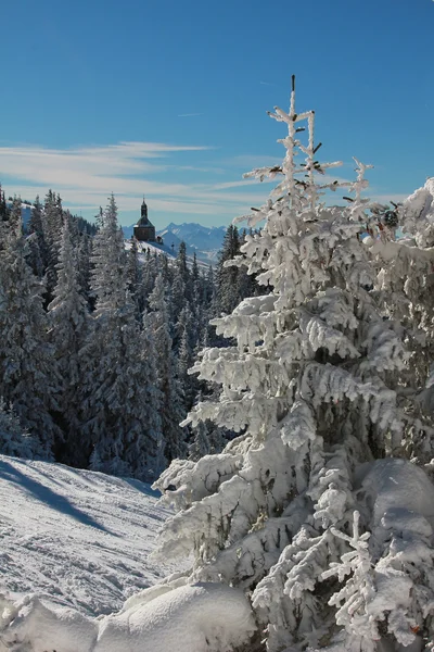 Invierno maravilla wallberg cerca de tegernsee —  Fotos de Stock